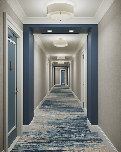 South Florida condominium corridor