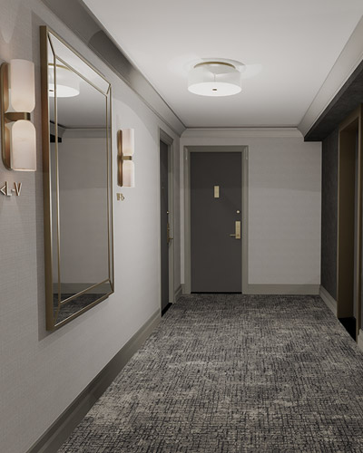 Riverdale hallway design on Henry Hudson Parkway